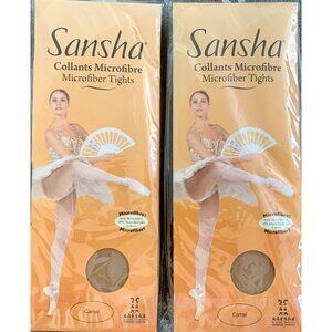 Sansha Adult Camel Footed Tights Pack of 2 Dance Ballet Jazz Tap Lyrical T99
